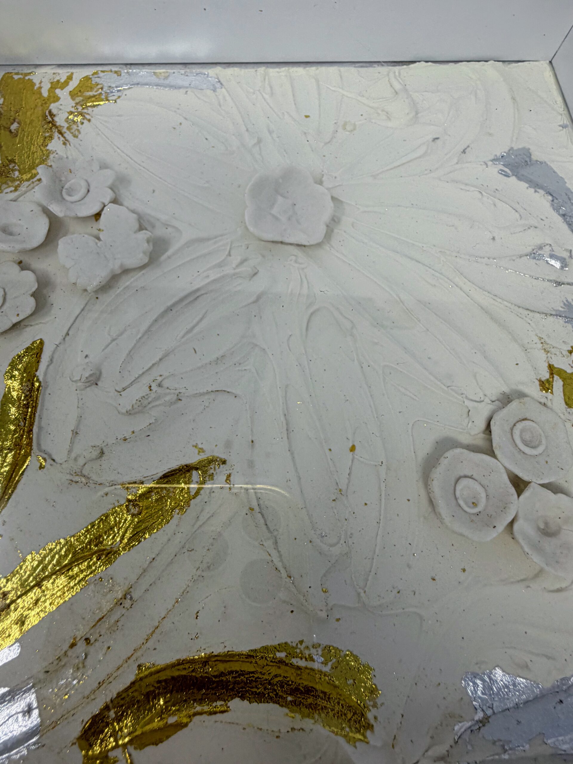 Fear Not | White Ceramic Relief Panel, Oxford MS