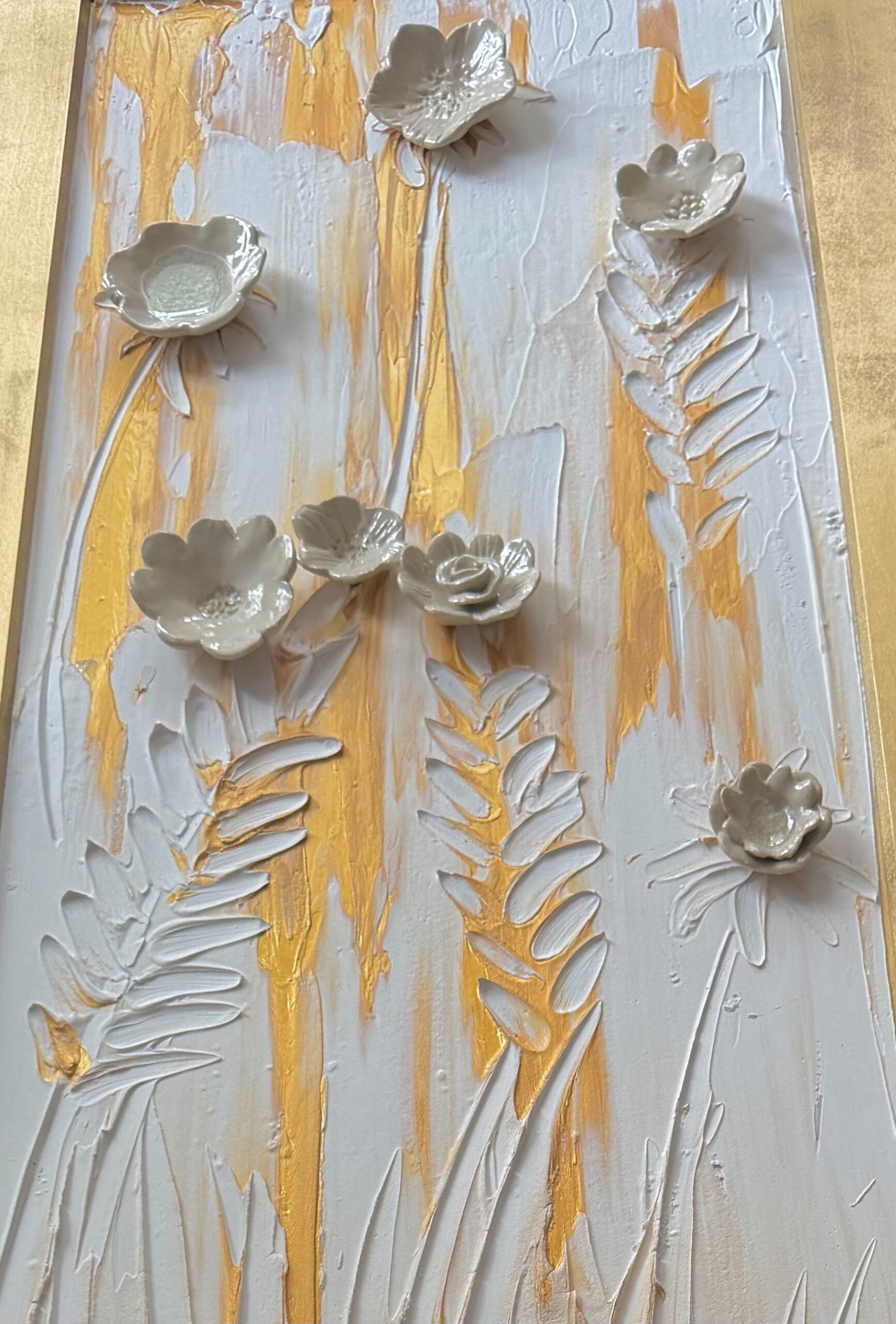 Field of Praise Ceramic Relief Wall Art - Image 3