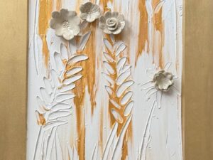 Field of Praise Ceramic Relief Wall Art