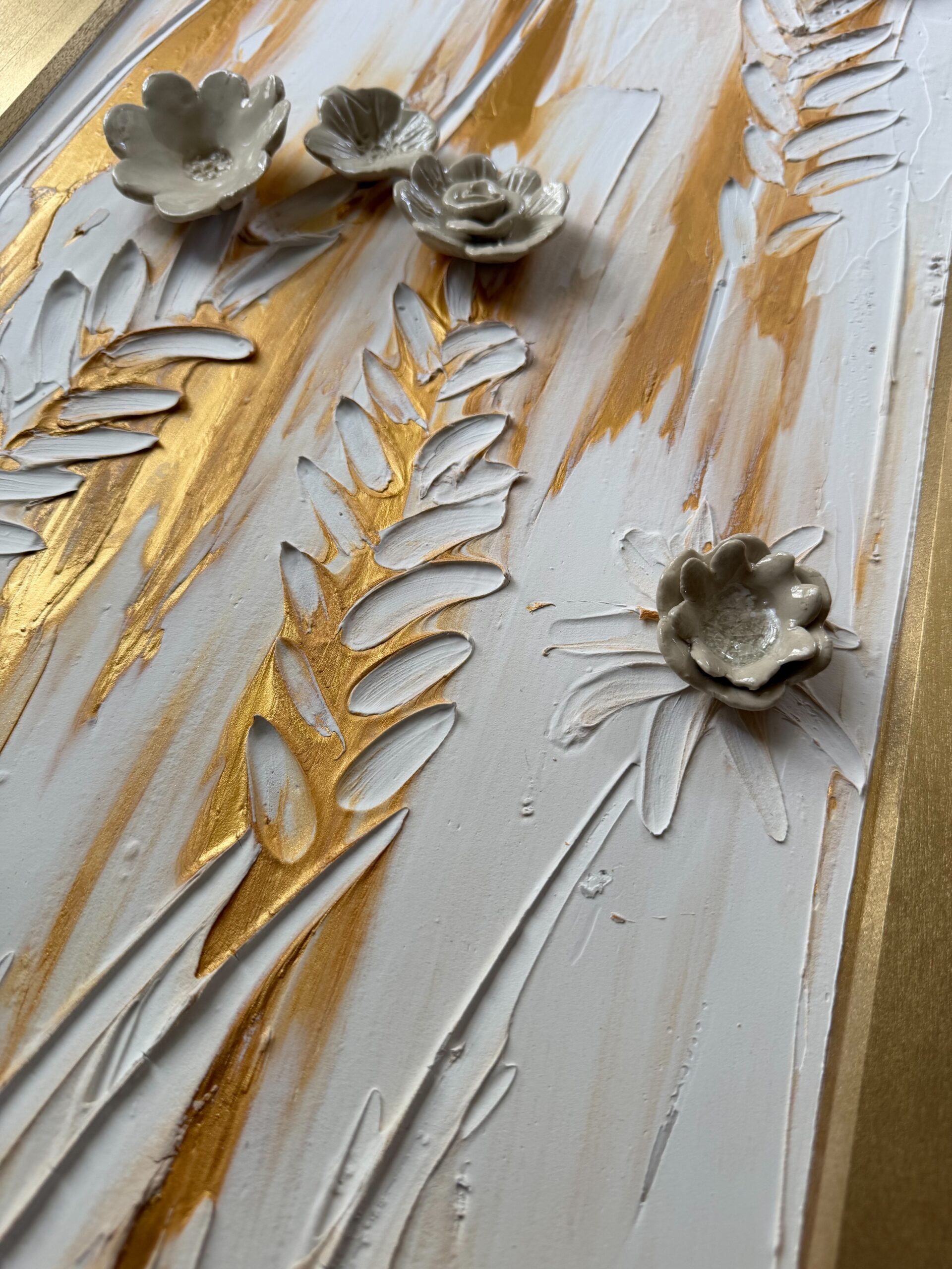 Field of Praise Ceramic Relief Wall Art - Image 2